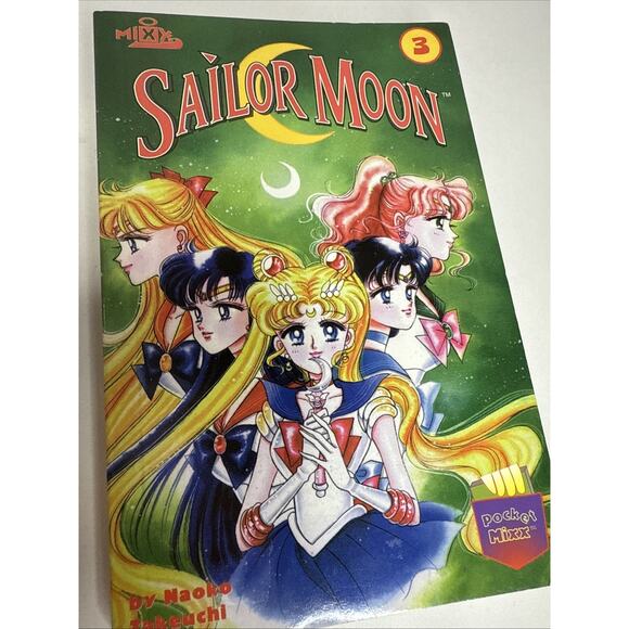Sailor Moon Vol. 3 by Naoko Takeuchi- OOP English Manga Pocket Edition Mixx 1999 - Picture 2 of 10